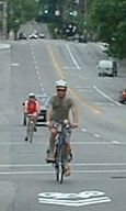 Cyclists on Road