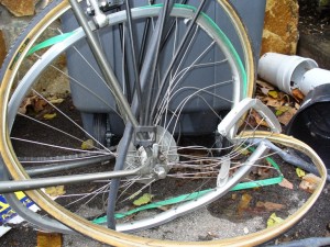 Smashed Bike Wheel - smaller
